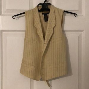 Pinstriped rugby vest